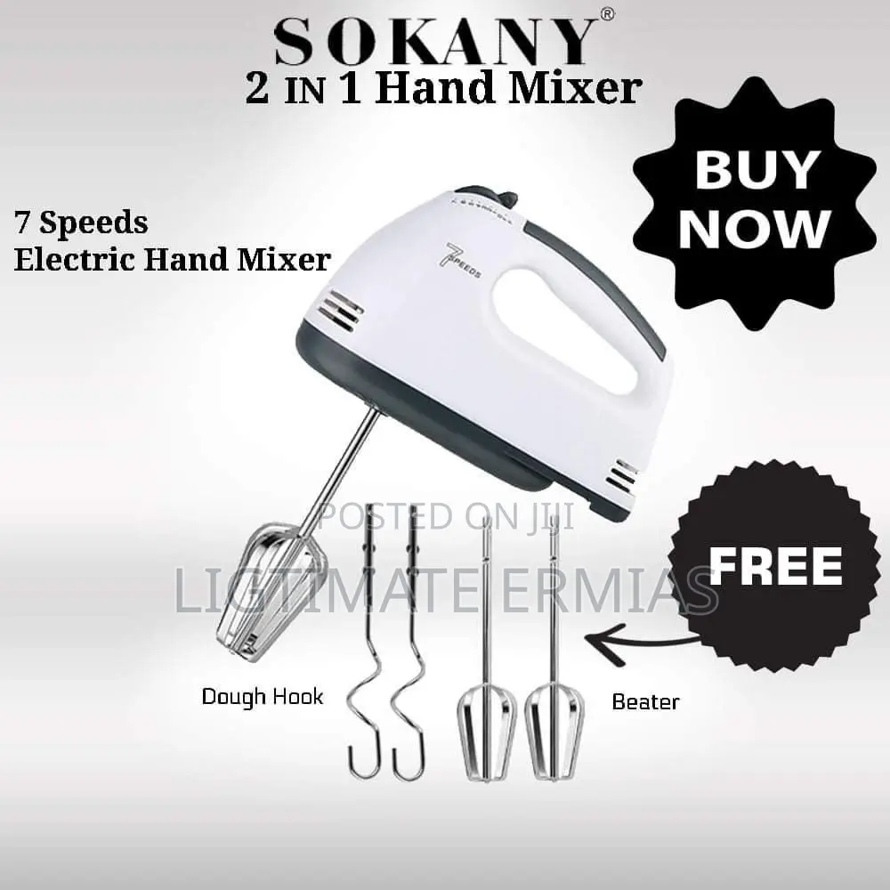 SOKANY Hand Mixer የእንቁላልና ሊጥ መምቻ