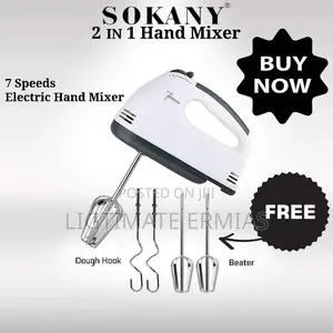 SOKANY Hand Mixer የእንቁላልና ሊጥ መምቻ
