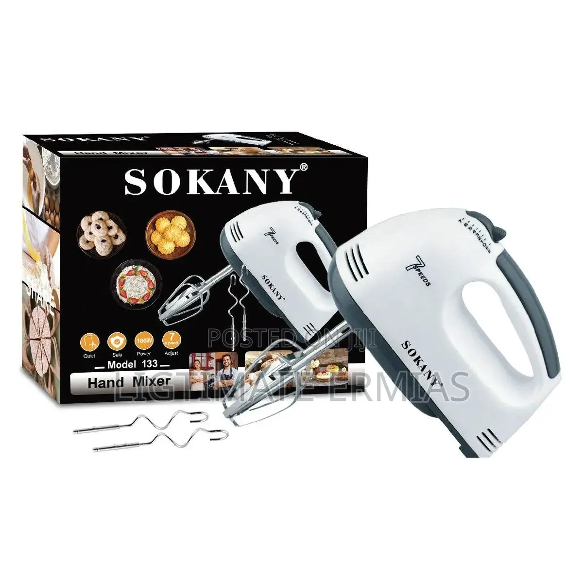 SOKANY Hand Mixer የእንቁላልና ሊጥ መምቻ