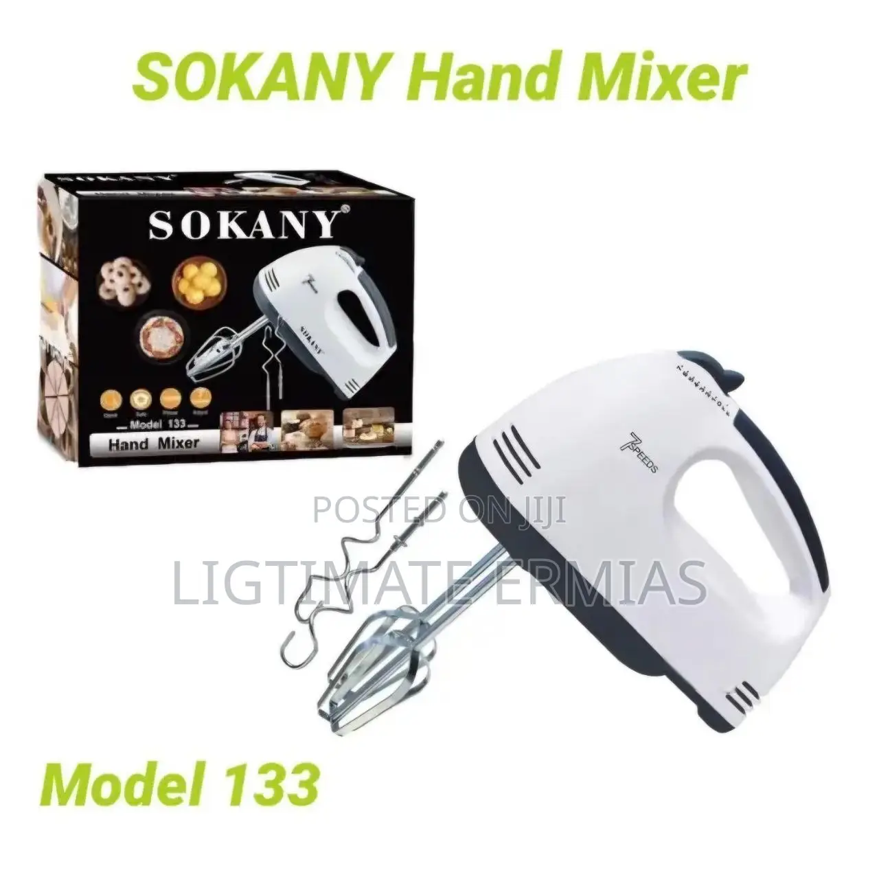 SOKANY Hand Mixer የእንቁላልና ሊጥ መምቻ