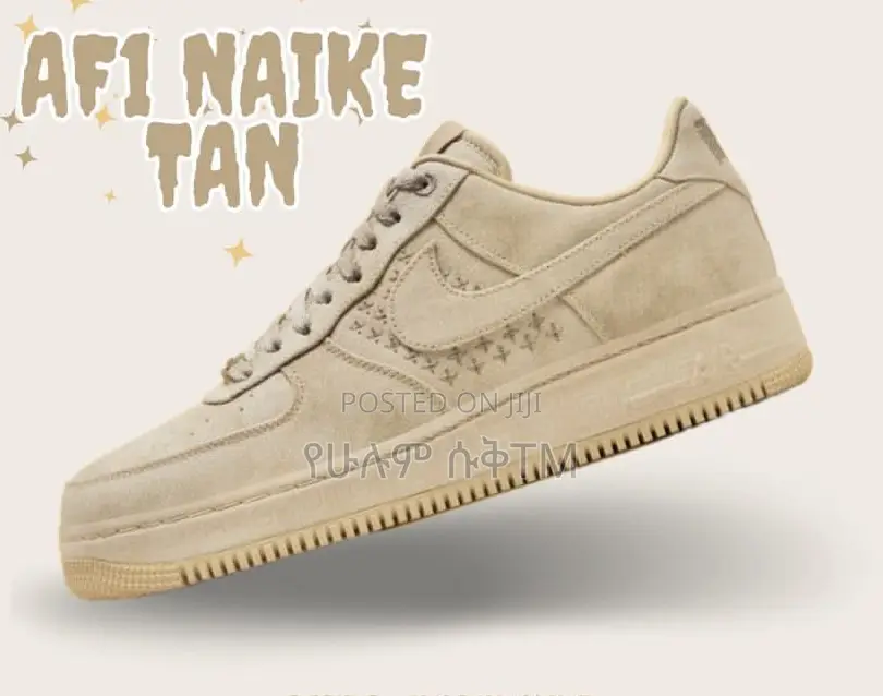 Original Nike Air Force 1 ‘Naike Tan’ Shoes