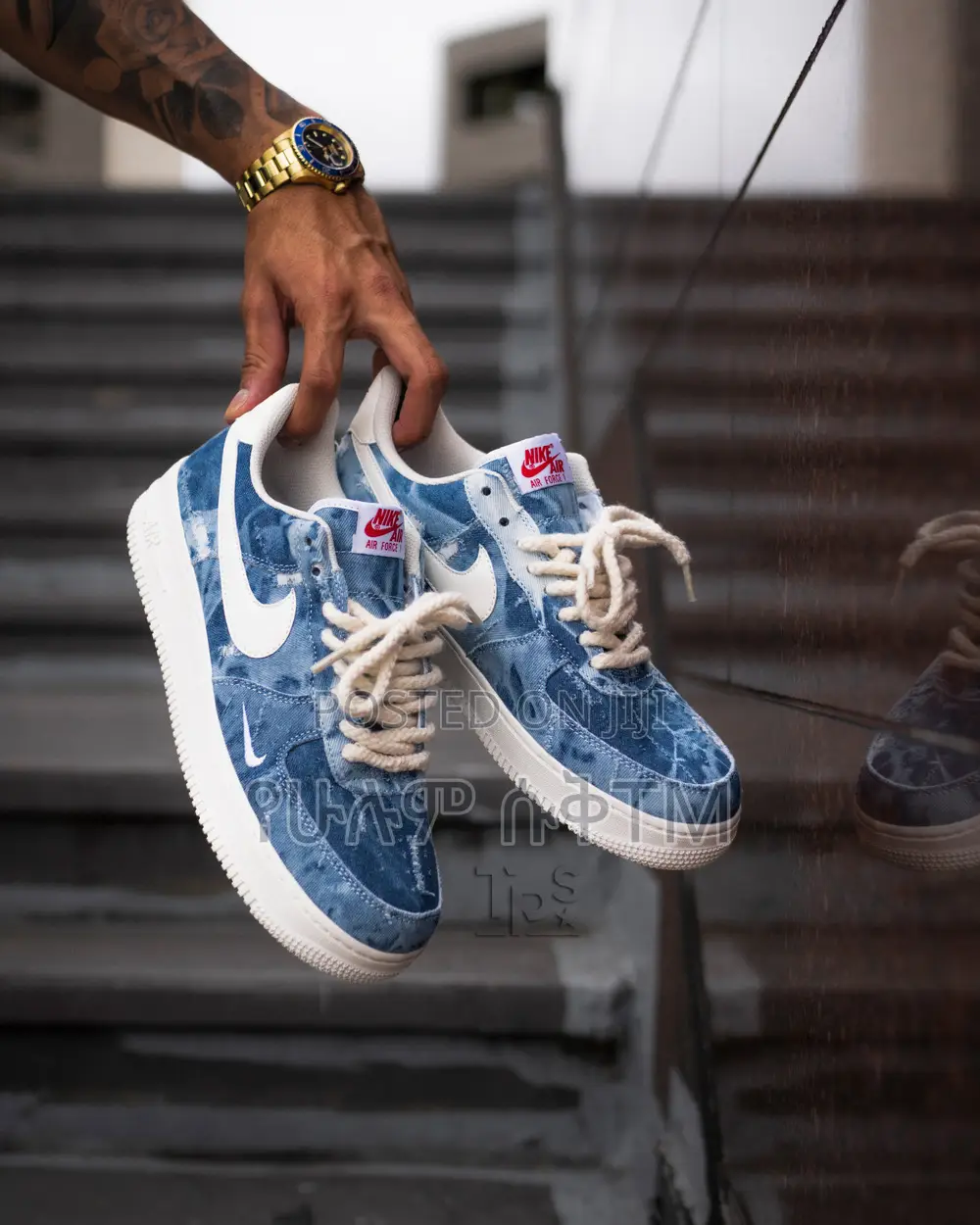 Original Nike Air Force 1 Low 07’ ‘Denim’ Shoes