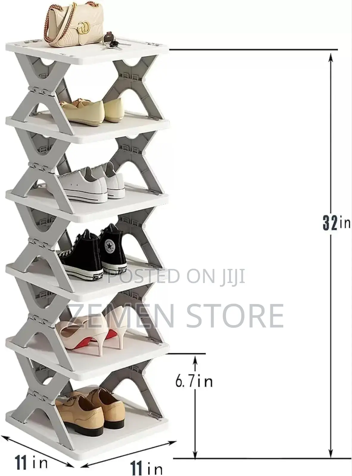 High Quality 6 Layer Foldable Shoe Rack