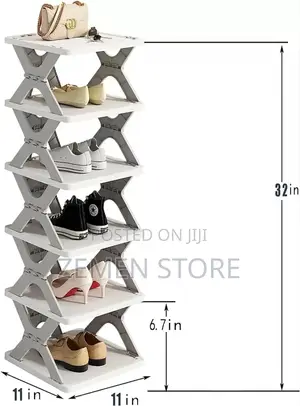 High Quality 6 Layer Foldable Shoe Rack