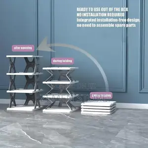 High Quality 6 Layer Foldable Shoe Rack