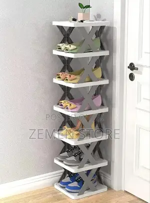 Photo - High Quality 6 Layer Foldable Shoe Rack