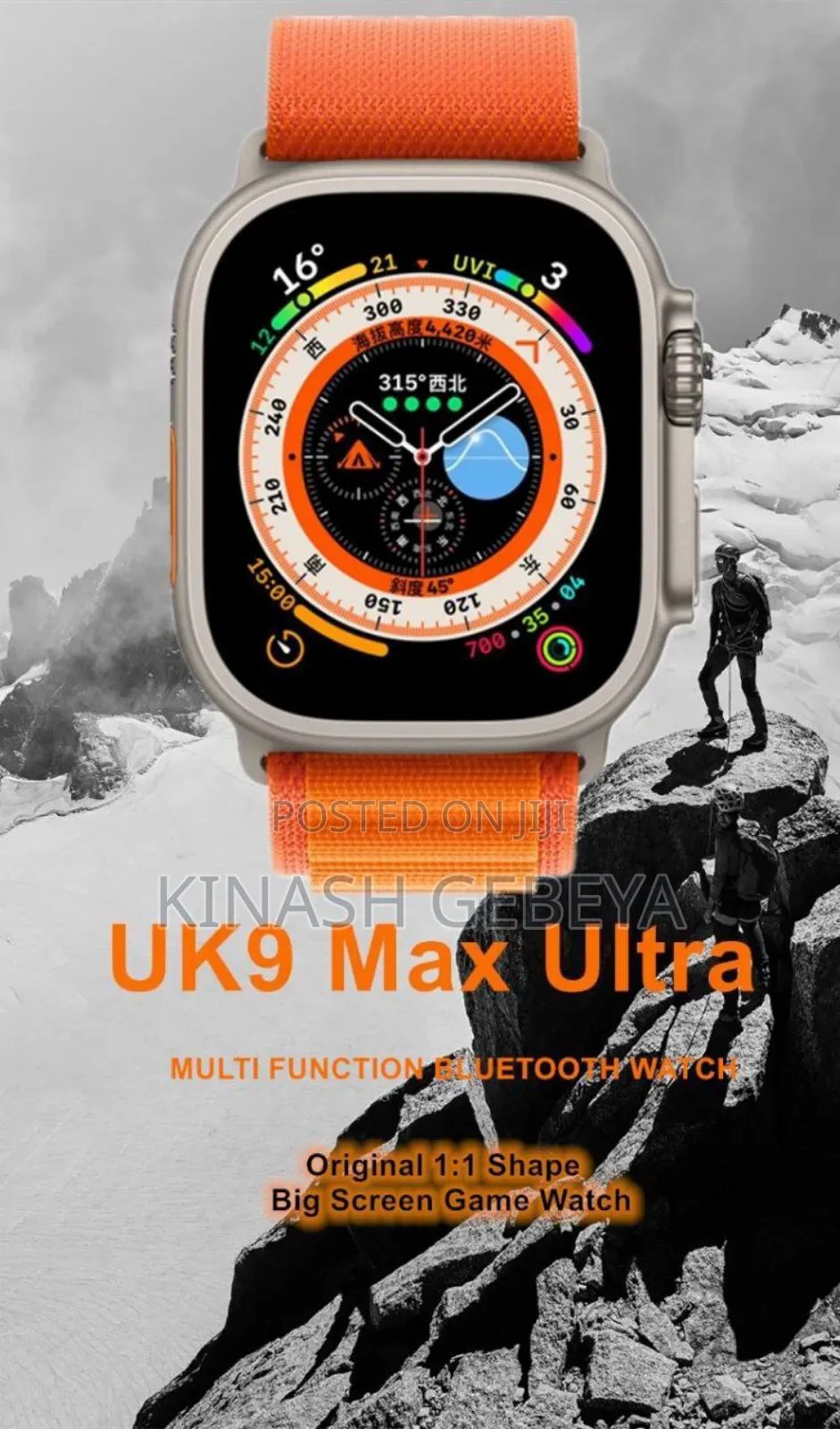 Uk9 Max Ultra Original Smartwatch