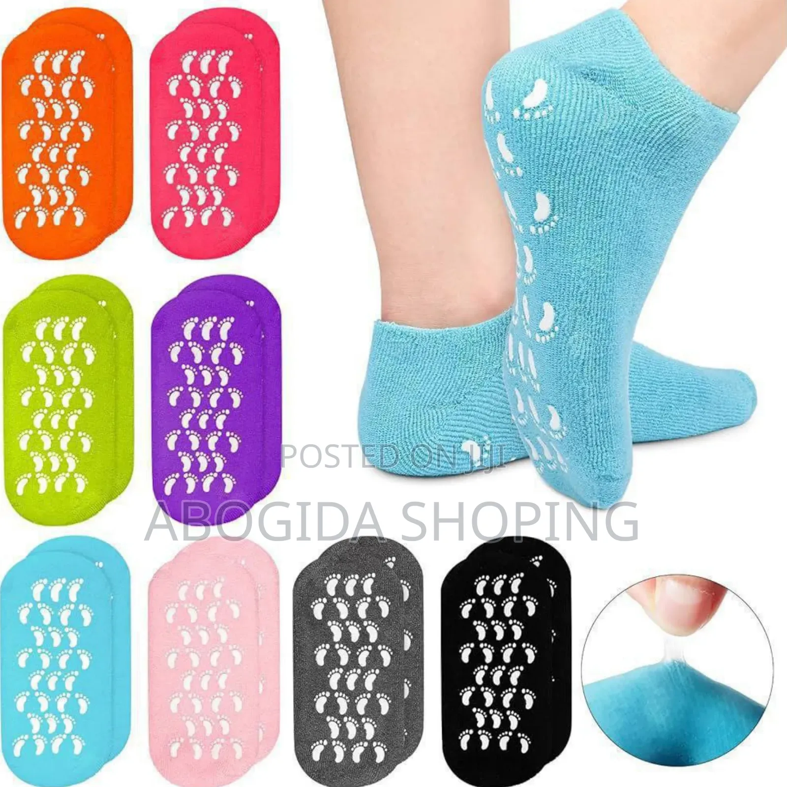 Soft Moisturizing Gel Socks Foot Care