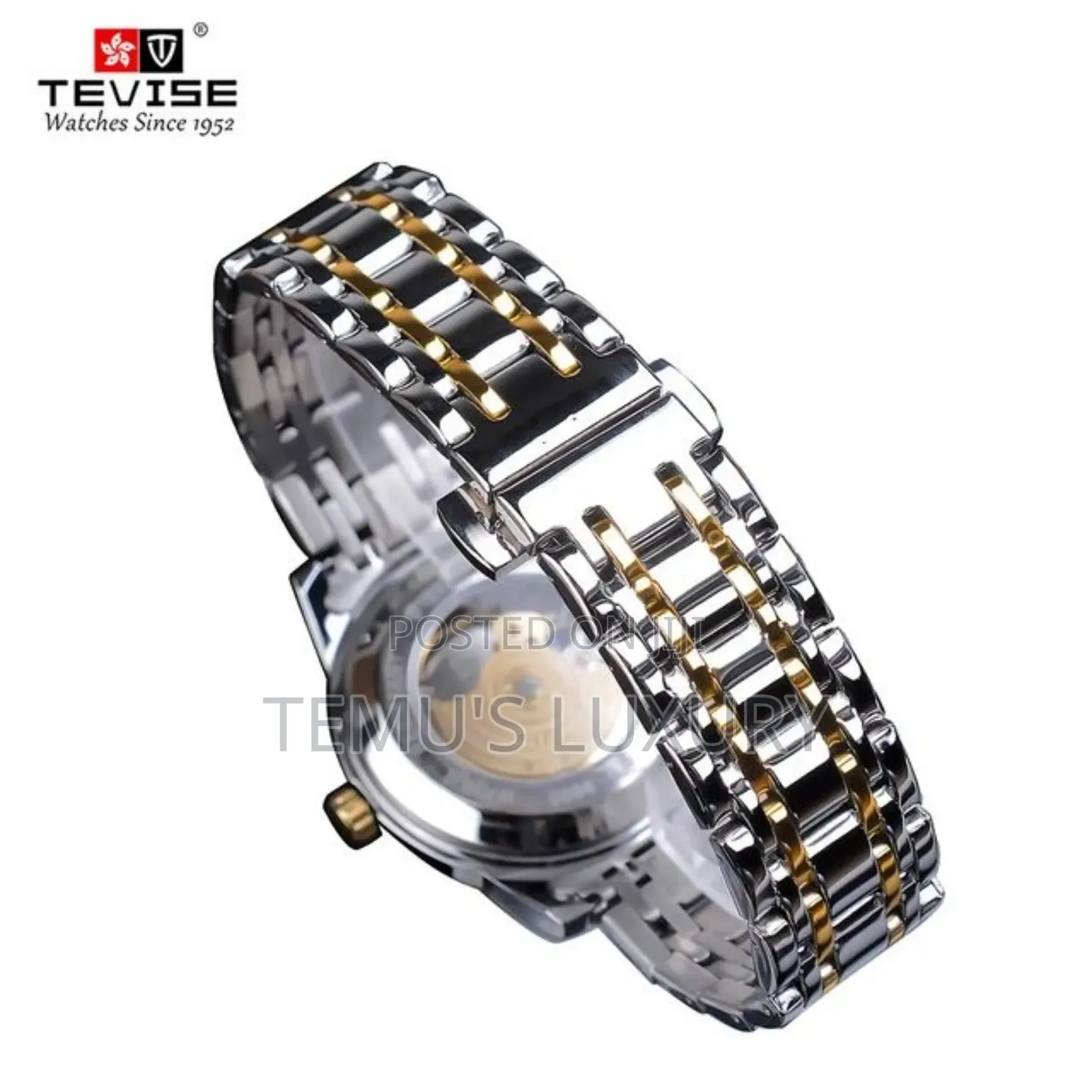 Tevise Automatic Mechanical Mens Watch