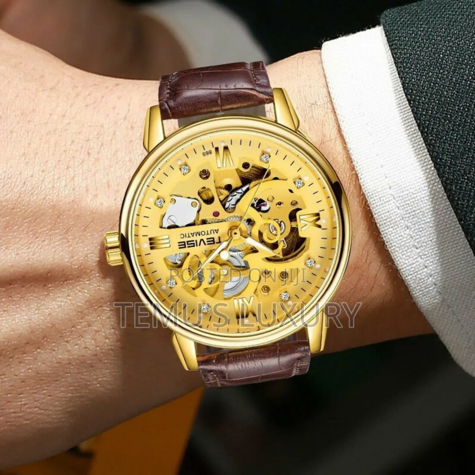 Tevise Full Automatic Watch for Man