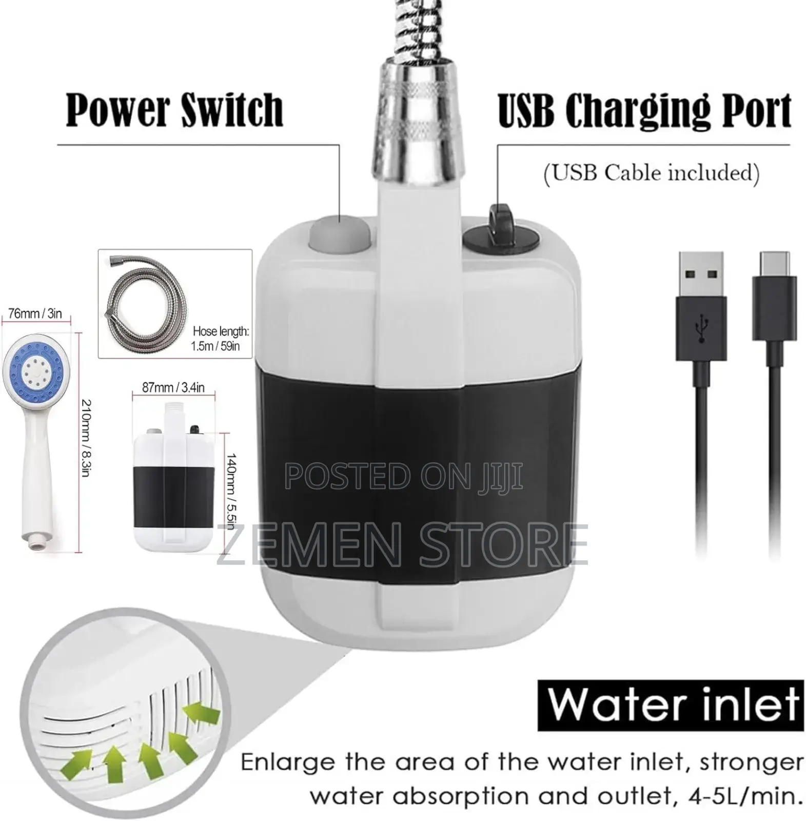 Original Portable Shower Pump