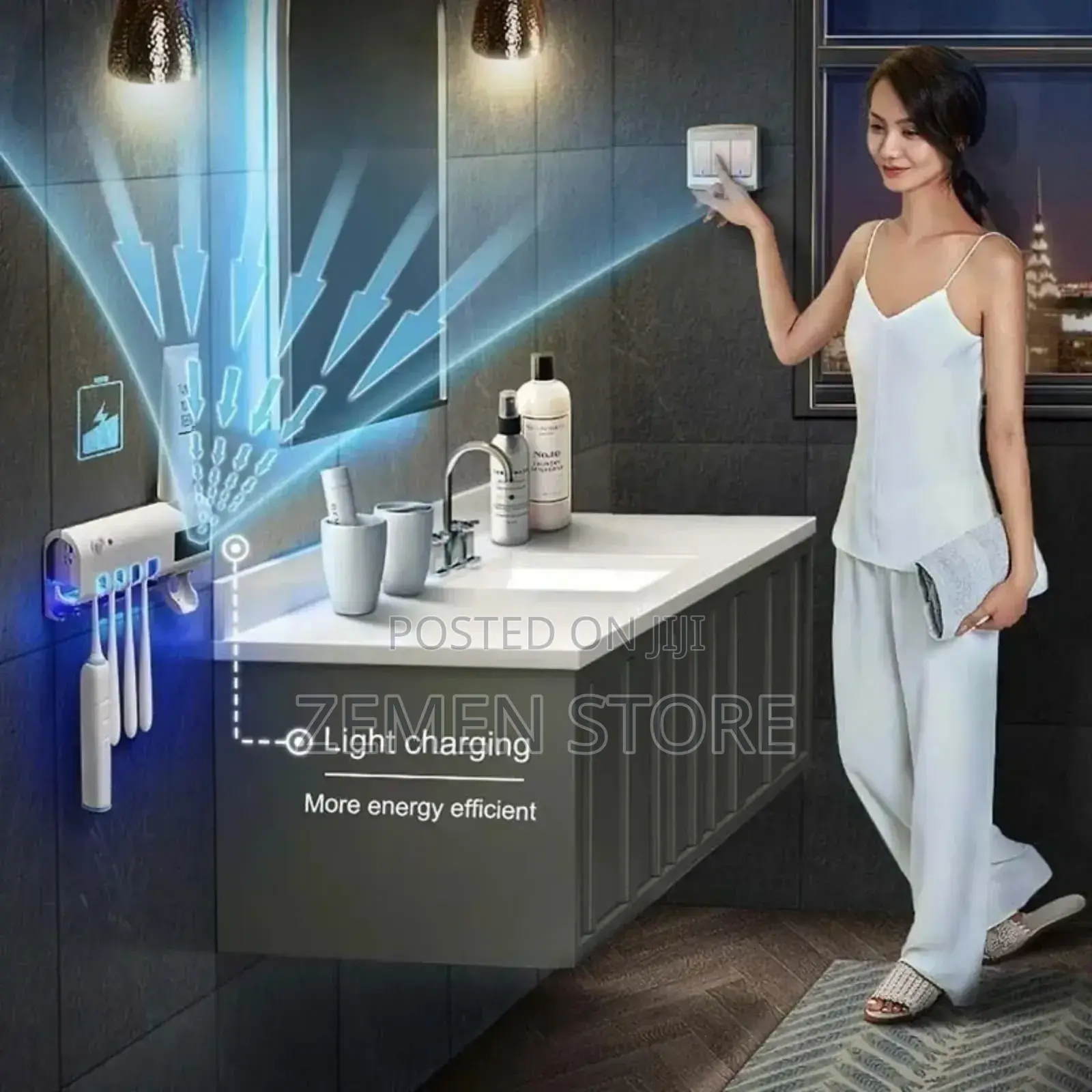 Solar Energy Intelligent Toothbrush Sterilizer