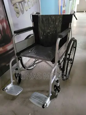 Product Name-Carbon Steel Hand Push Folding Wheelchair/