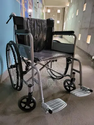Wheelchair/ዊልቼር_double Brake, Handbrake and Booster Brake