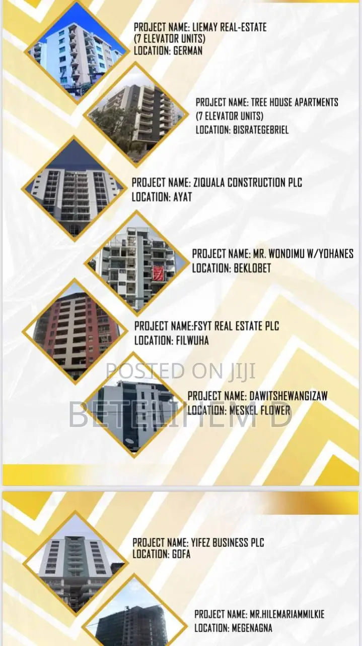 Steel Structural Work and Lift(Elevator) Installation