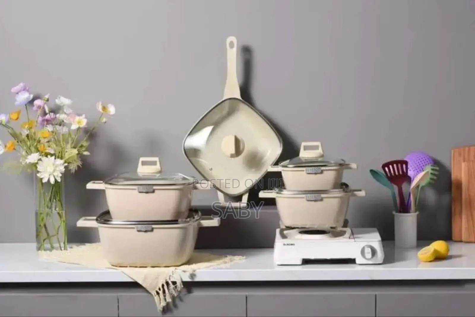 B. H. N Non Stick Caoting 21 PCS Cookware Set