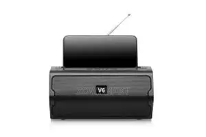 V6 Portable Wireless Bluetooth Speaker and Radio Fm