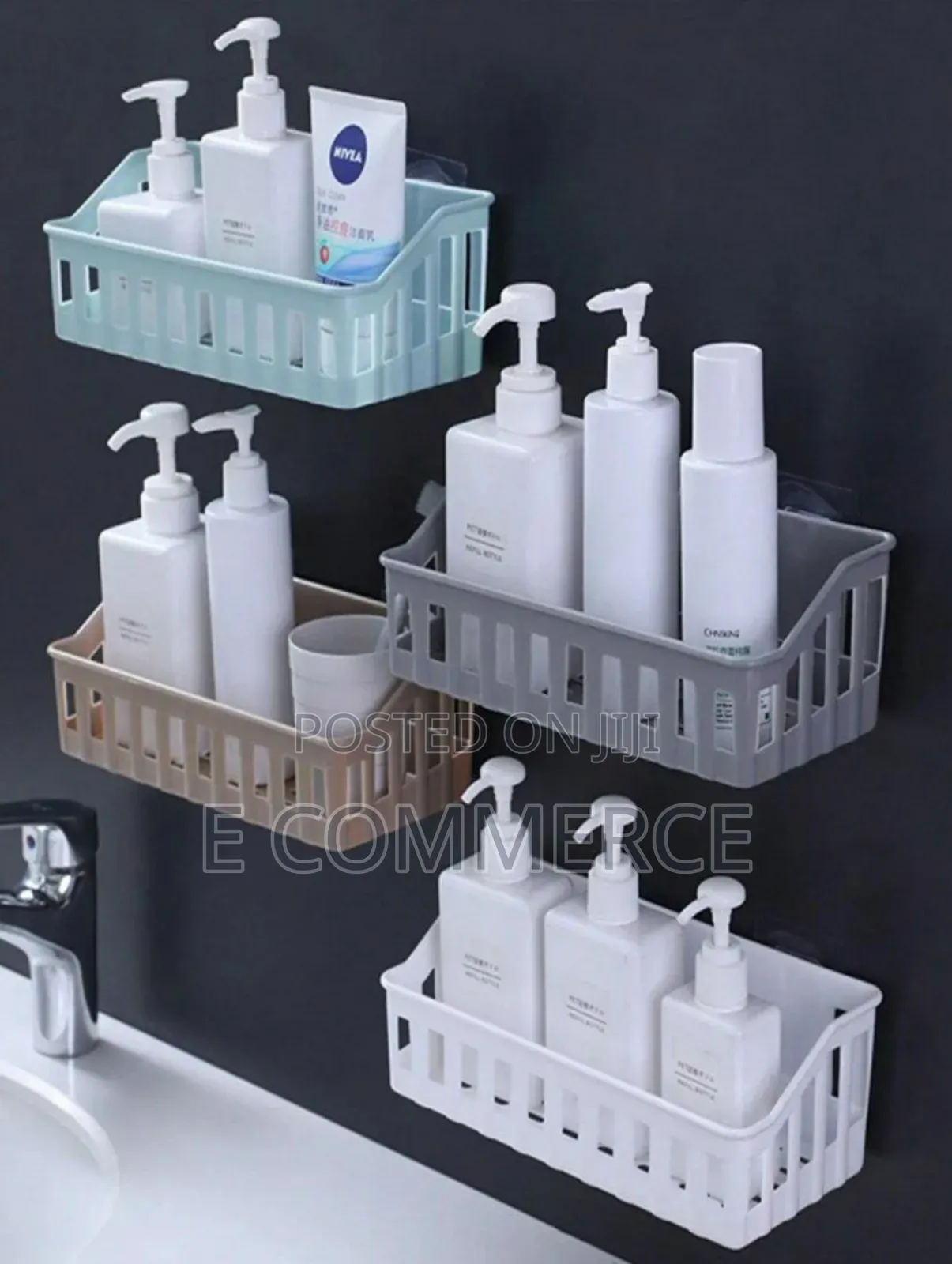 የተለያዩ ሎሽን፣ ሻምፖ፣ ኮንዲሽነር ማስቀመጫ