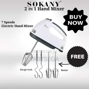 Sokany Hand Mixer የእንቁላልና ሊጥ መምቻ