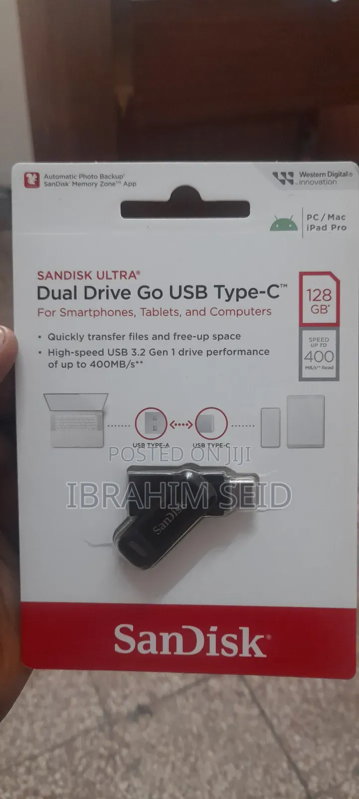 Sandisk Ultra Dual Drive Go 128GB OTG Pen Drive