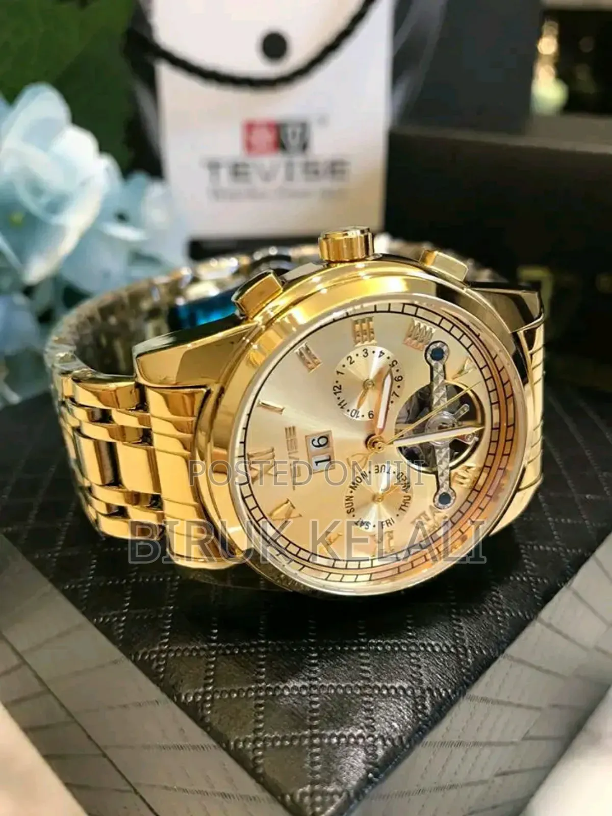 Tevise Full Automatic Luxury Mechanical Watch