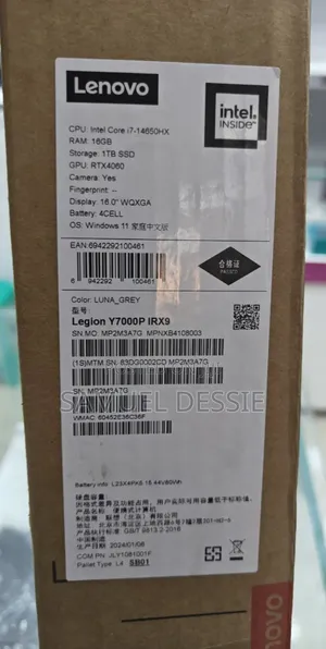 New Laptop Lenovo Legion 5 16GB Intel Core I7 SSD 1T