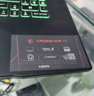 New Laptop MSI Crosshair 17 16GB Intel Core I7 SSD 512GB