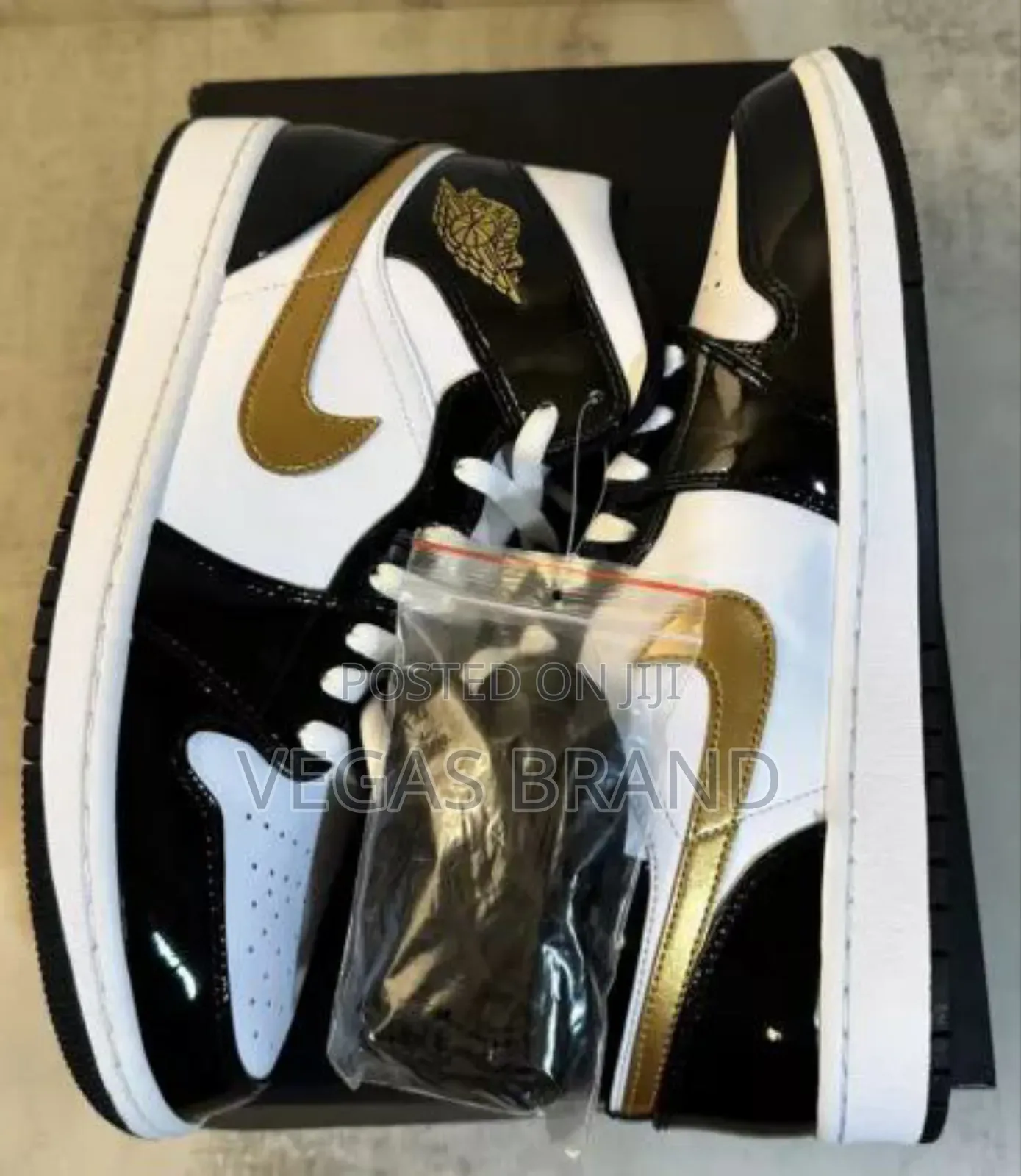 Air Jordan 1 High OG Black Gold Original Quality Shoes