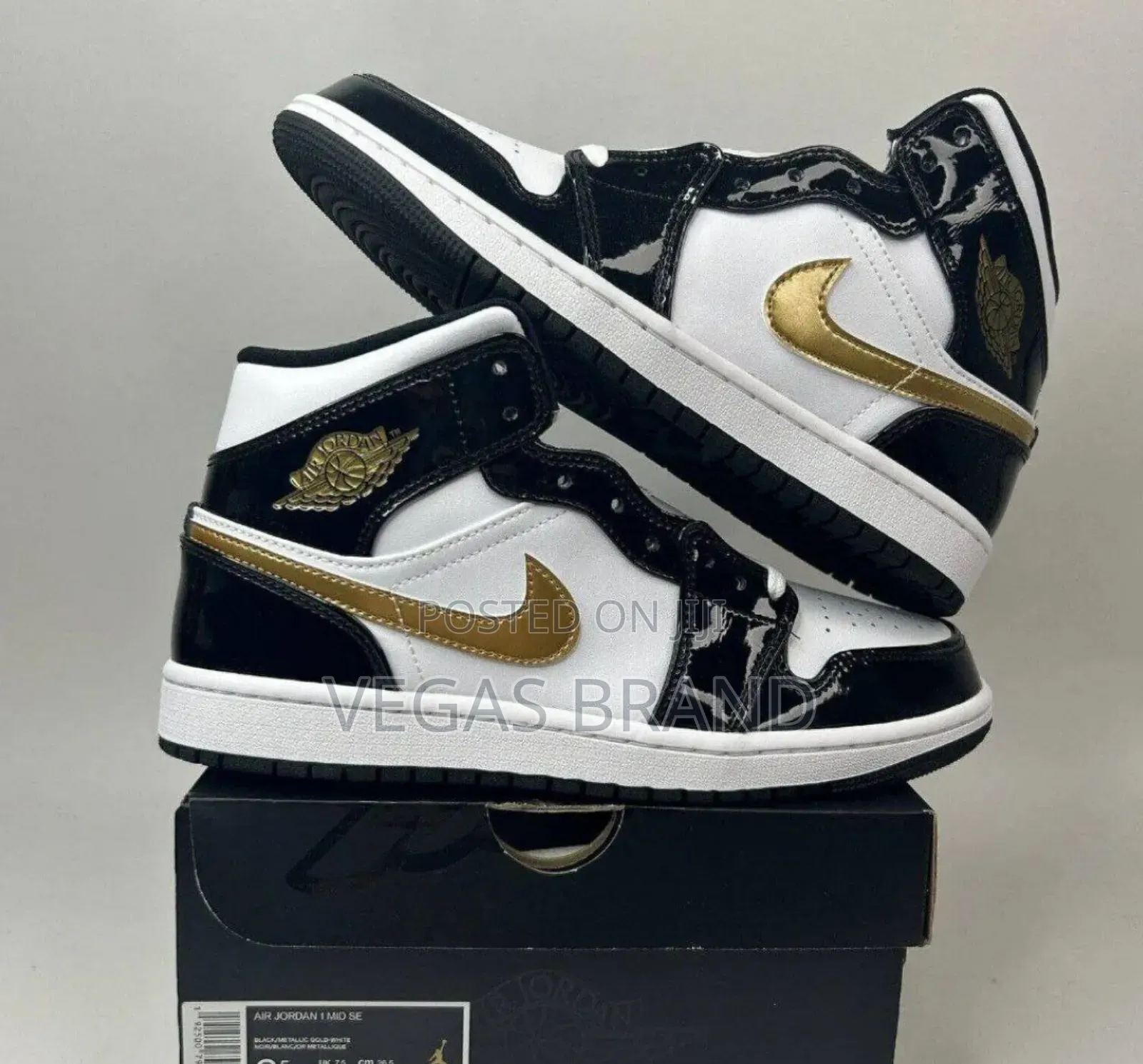 Air Jordan 1 High Og Black Gold Original Quality Shoes