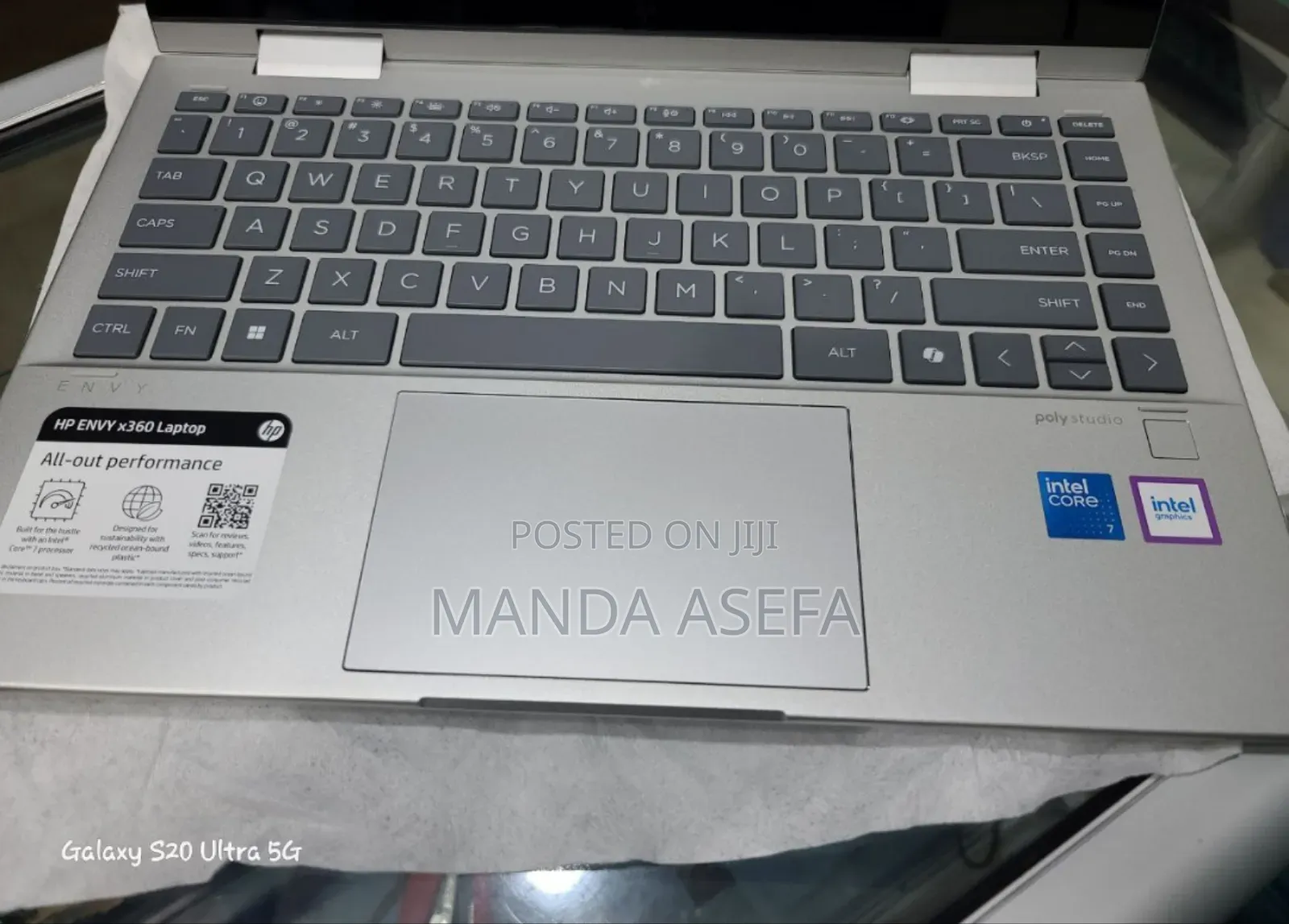 New Laptop HP Envy X360 16GB Intel Core I7 SSD 1T