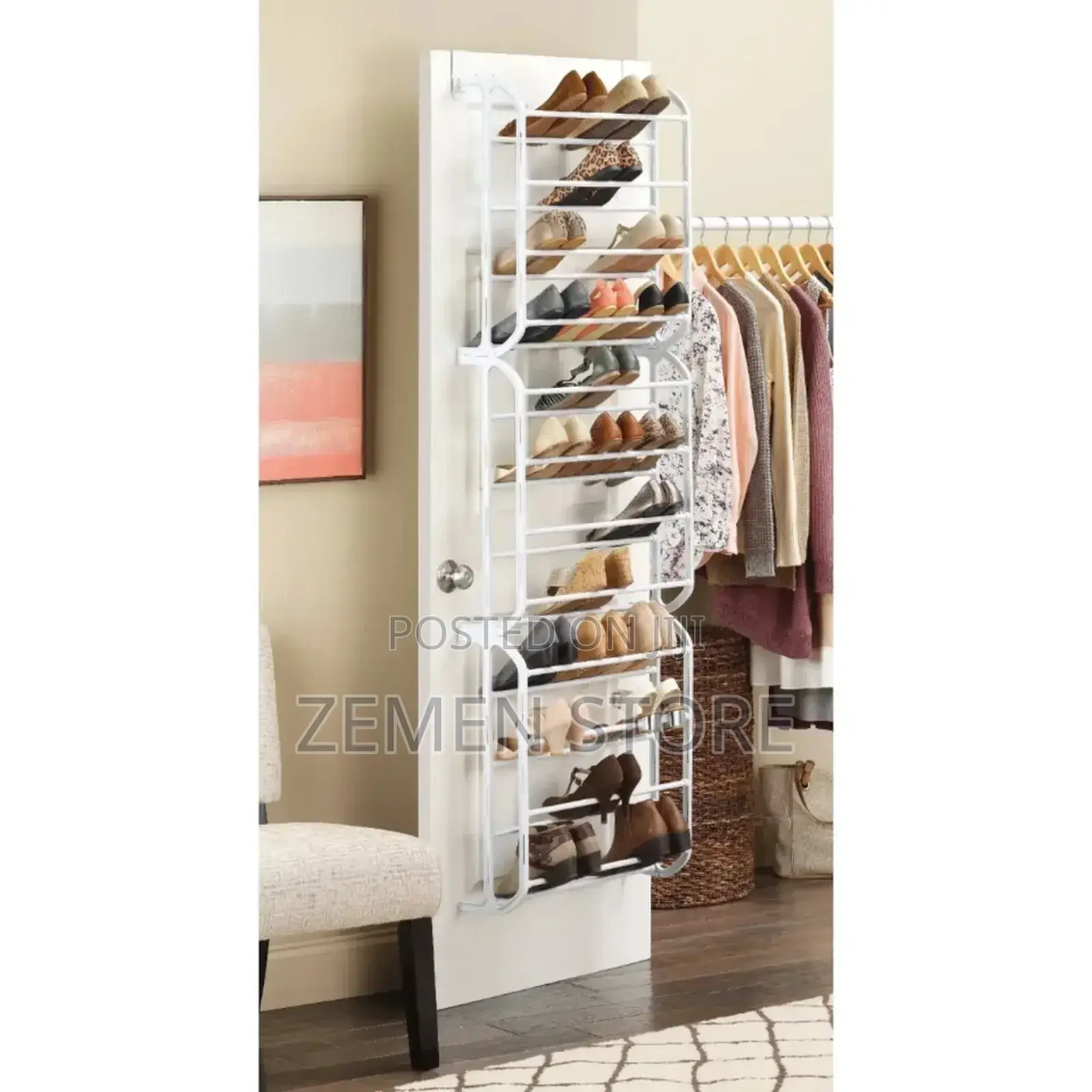 36 ጫማ የሚይዝ በር ላይ ተንጠልጣይ High Quality Shoe Rack
