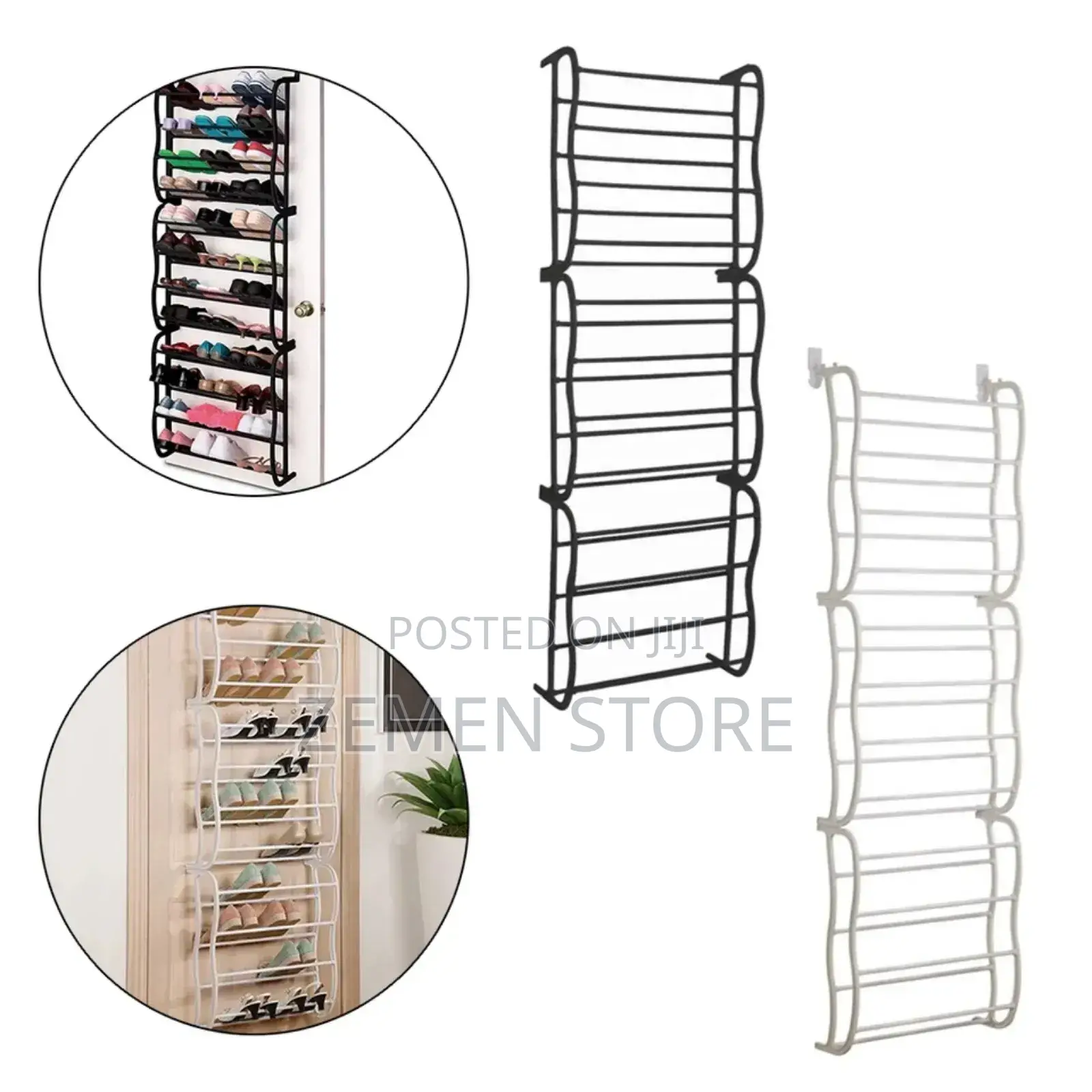 36 ጫማ የሚይዝ በር ላይ ተንጠልጣይ High Quality Shoe Rack