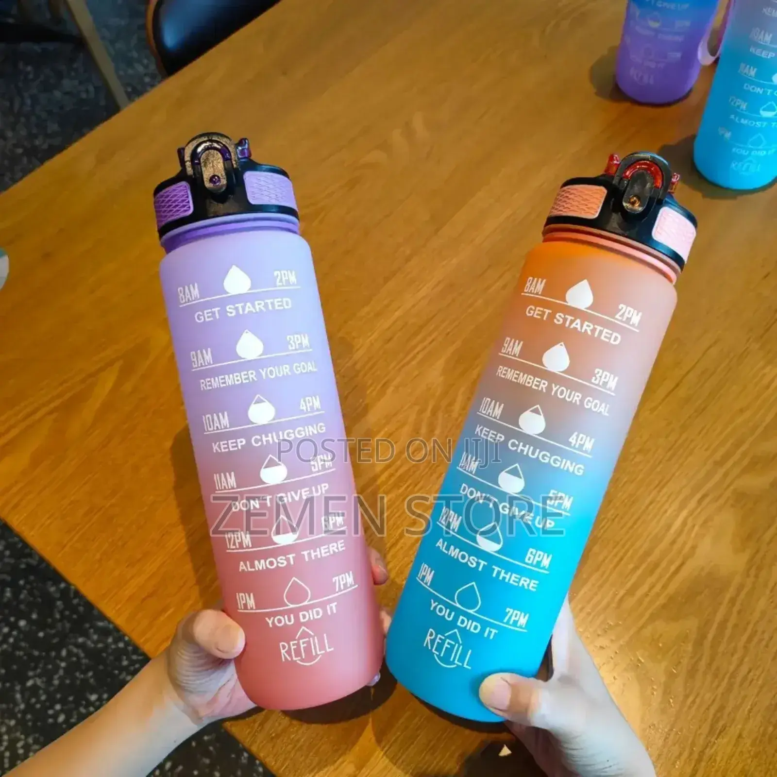 Motivational Design 1l Water Bottle