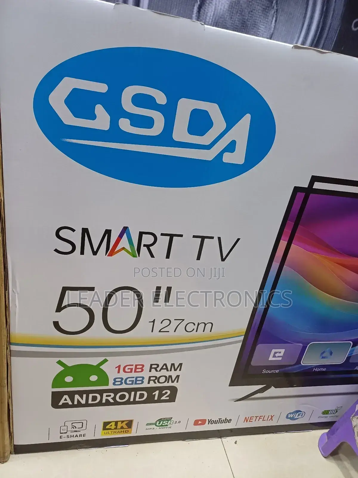 Gsda Tv 50 Inch Smart Android Tv New Arrival 2024
