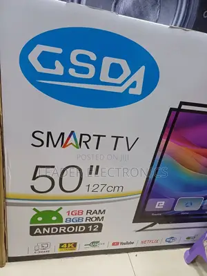 Photo - Gsda Tv 50 Inch Smart Android Tv New Arrival 2024