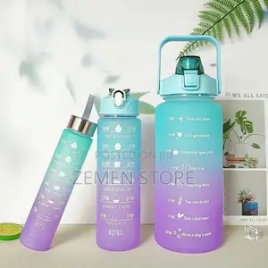 3-Piece Set Portable Water Bottle High Quality BPA Free