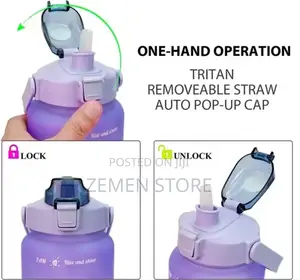 3-Piece Set Portable Water Bottle High Quality BPA Free