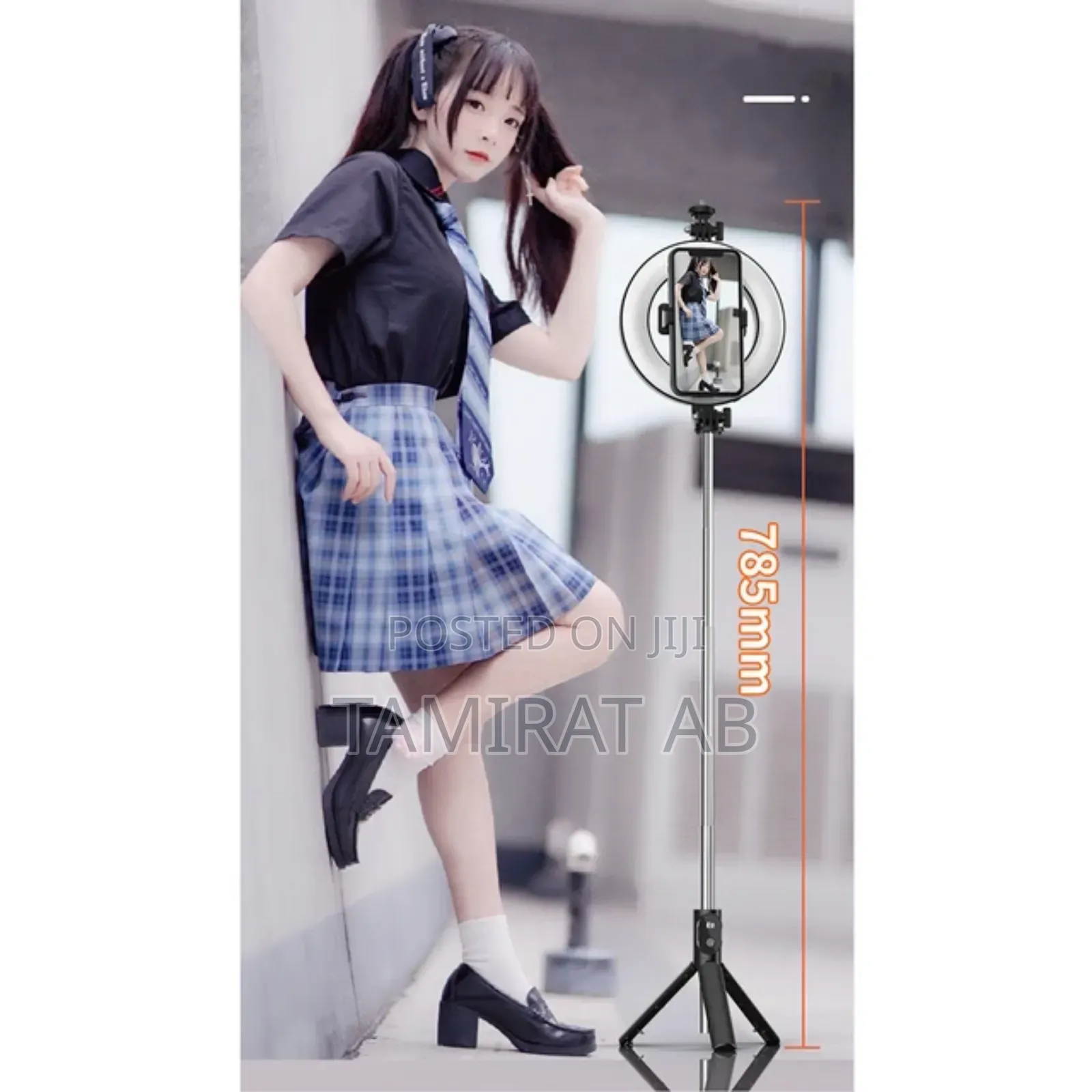 P20D 6 Inch Ring Fill Light Portable Tripod Selfie Stick