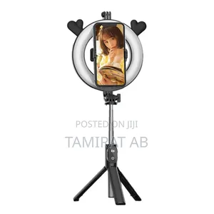 P20D 6 Inch Ring Fill Light Portable Tripod Selfie Stick