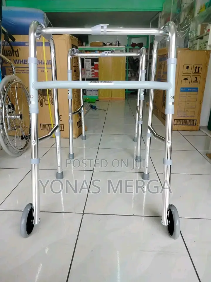 Walker For Seniors,Adult And Disabled Patients(SILVER&BLACK)