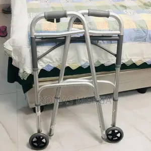 /Foldable Walking Frame With 5" Front Castor Wheels/Waker
