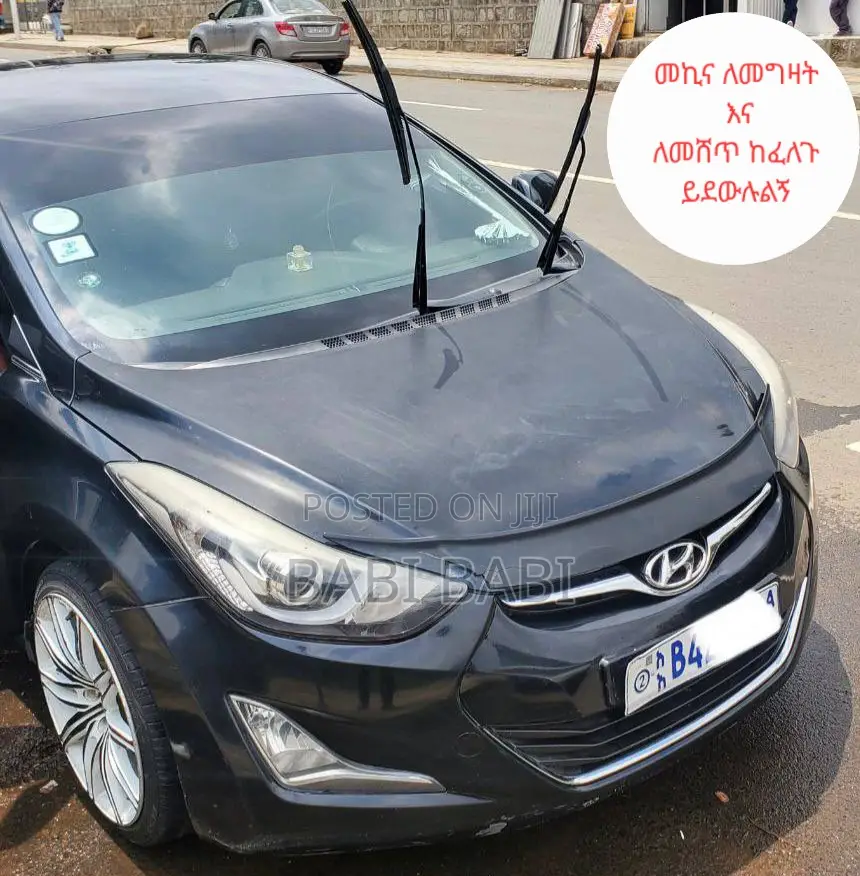 Hyundai Avante 2015 Matt Black