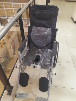 Wheelchair Foldable, Lightweight, Elderly Manual Toilet