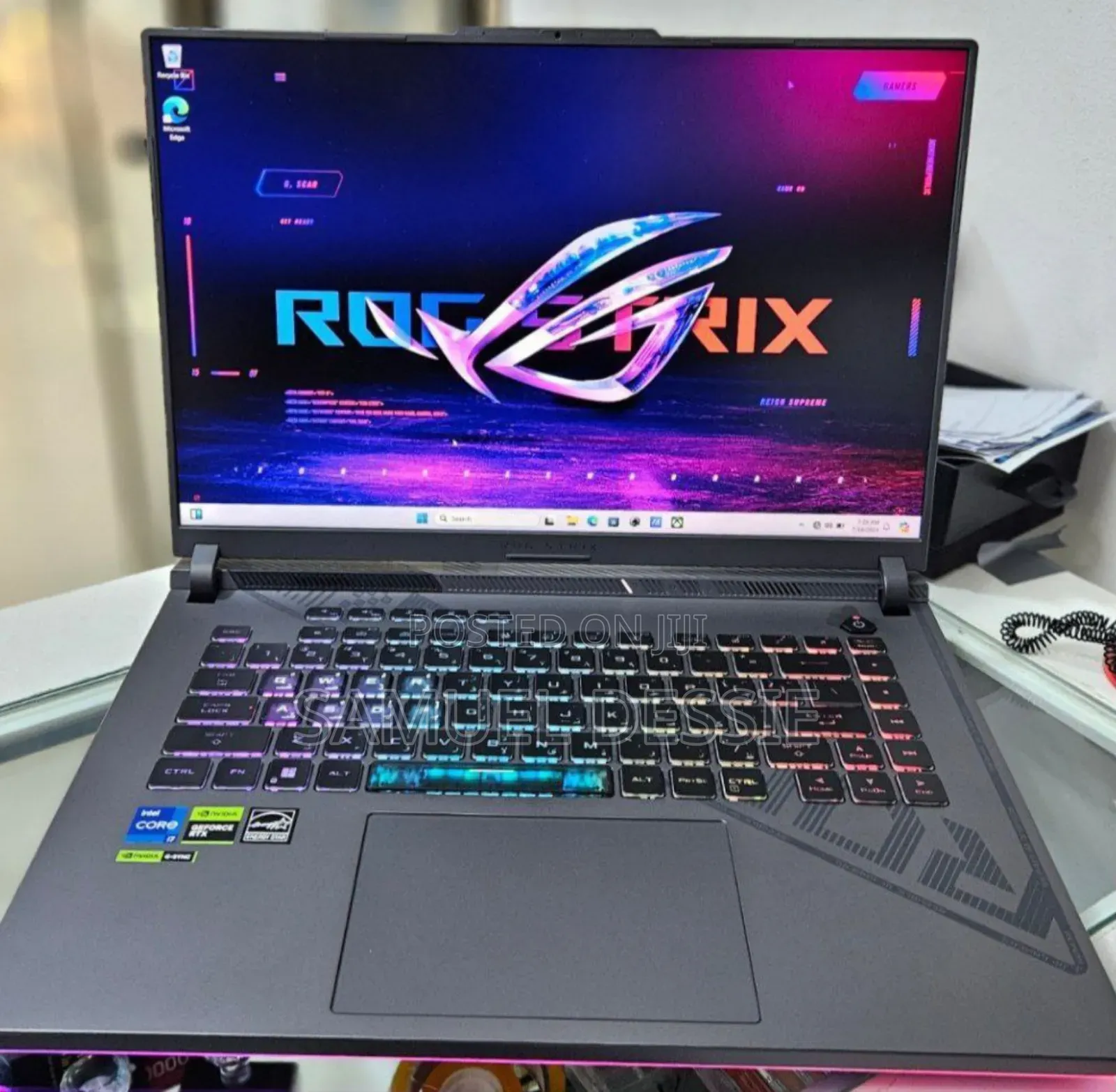 New Laptop Asus ROG Strix G15 16GB Intel Core I7 SSD 1T