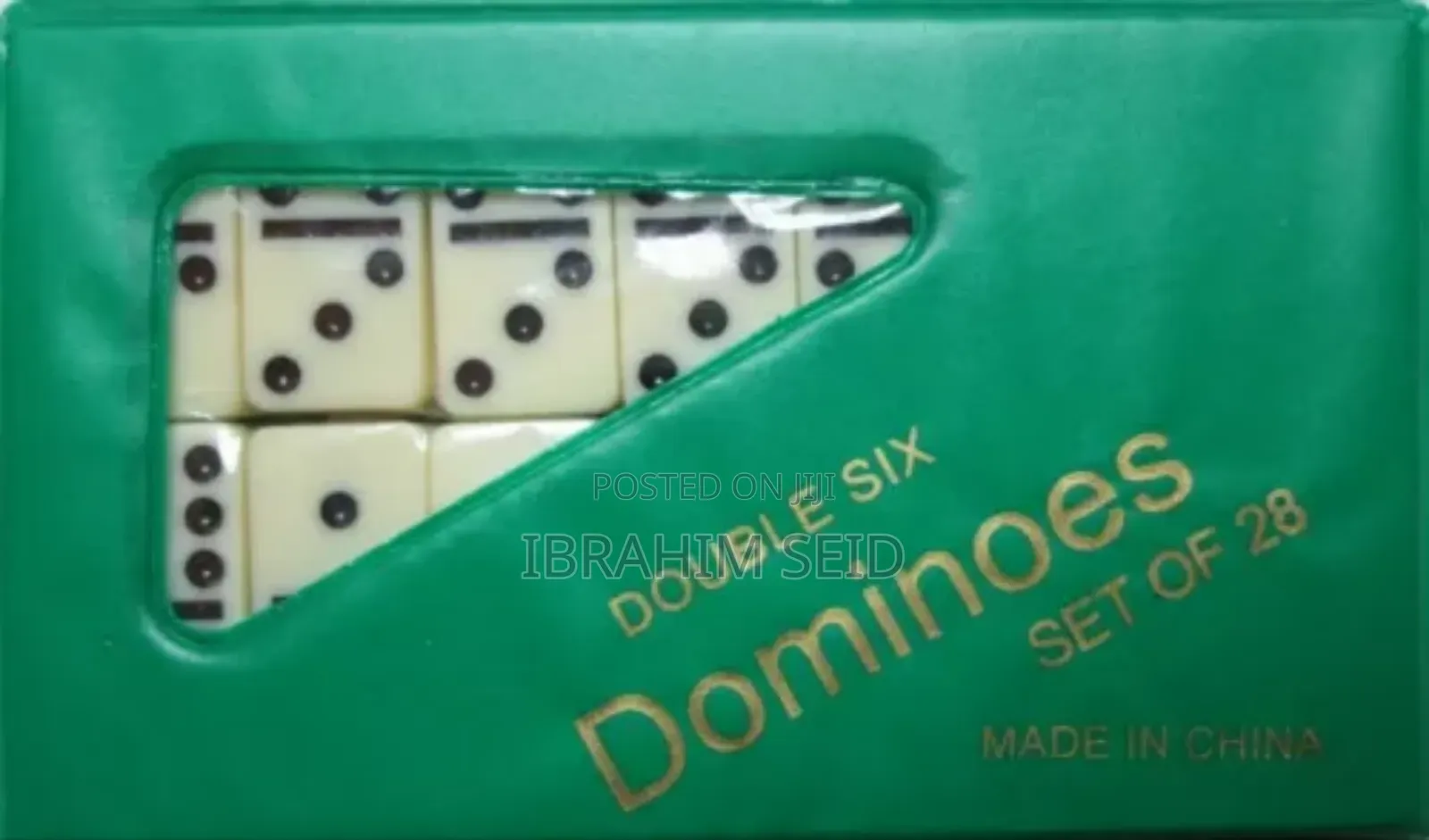 Dominoes Set 28 PCS Double Six Ivory Color
