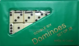 Dominoes Set 28 PCS Double Six Ivory Color