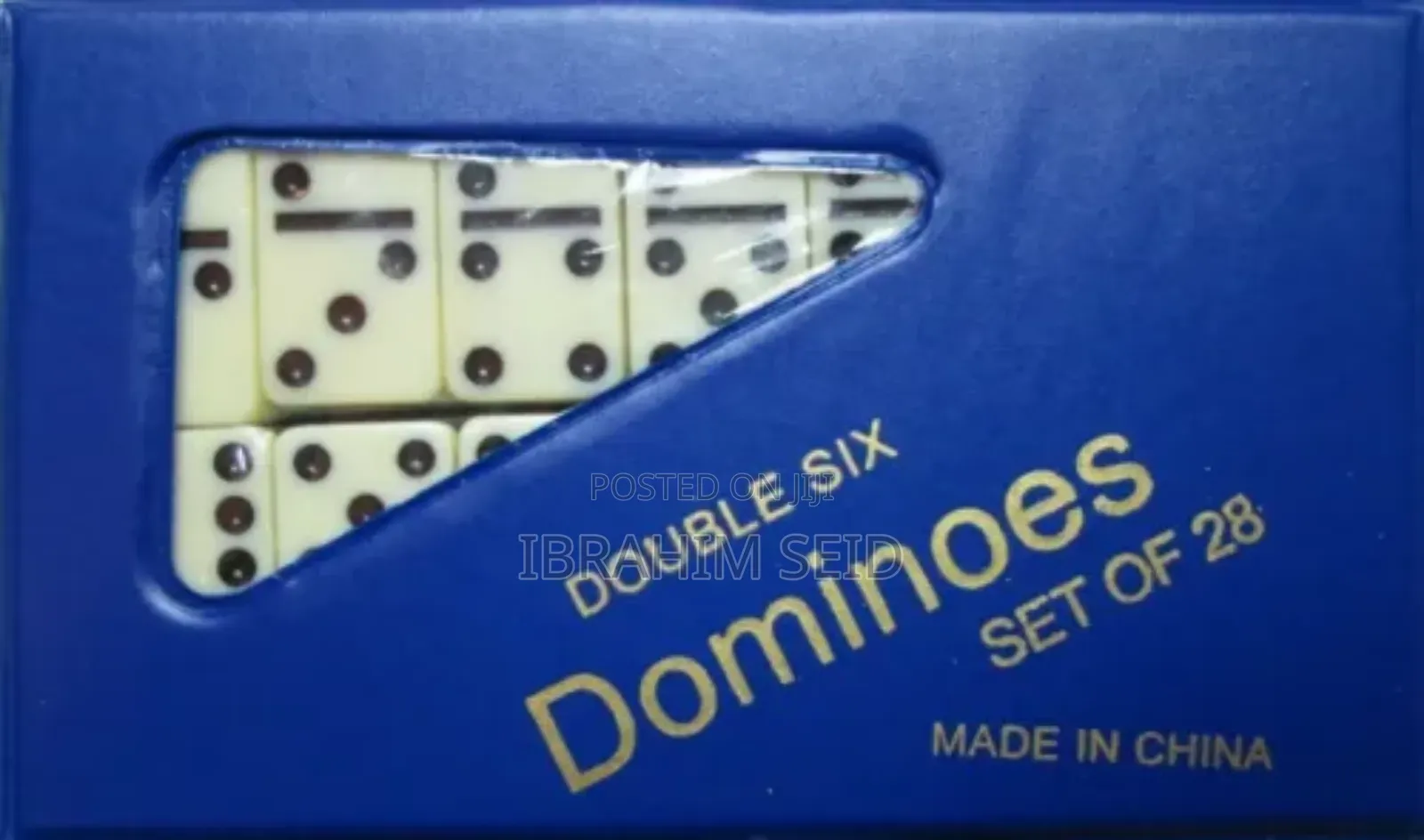 Dominoes Set 28 PCS Double Six Ivory Color