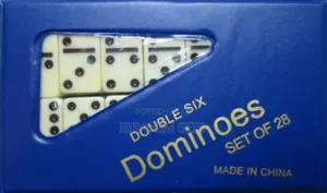 Dominoes Set 28 PCS Double Six Ivory Color