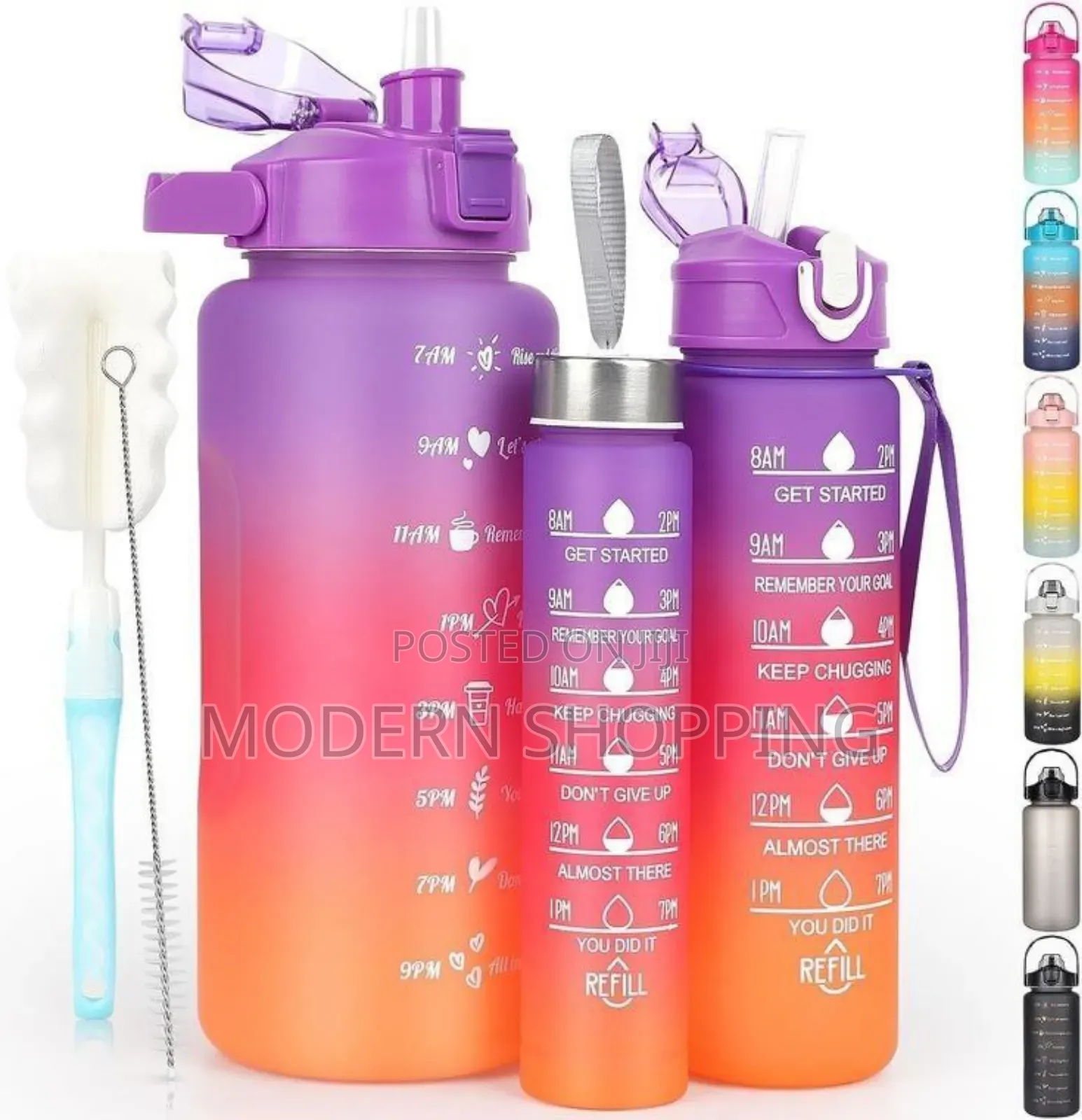 3in1 Colorful Water Bottle