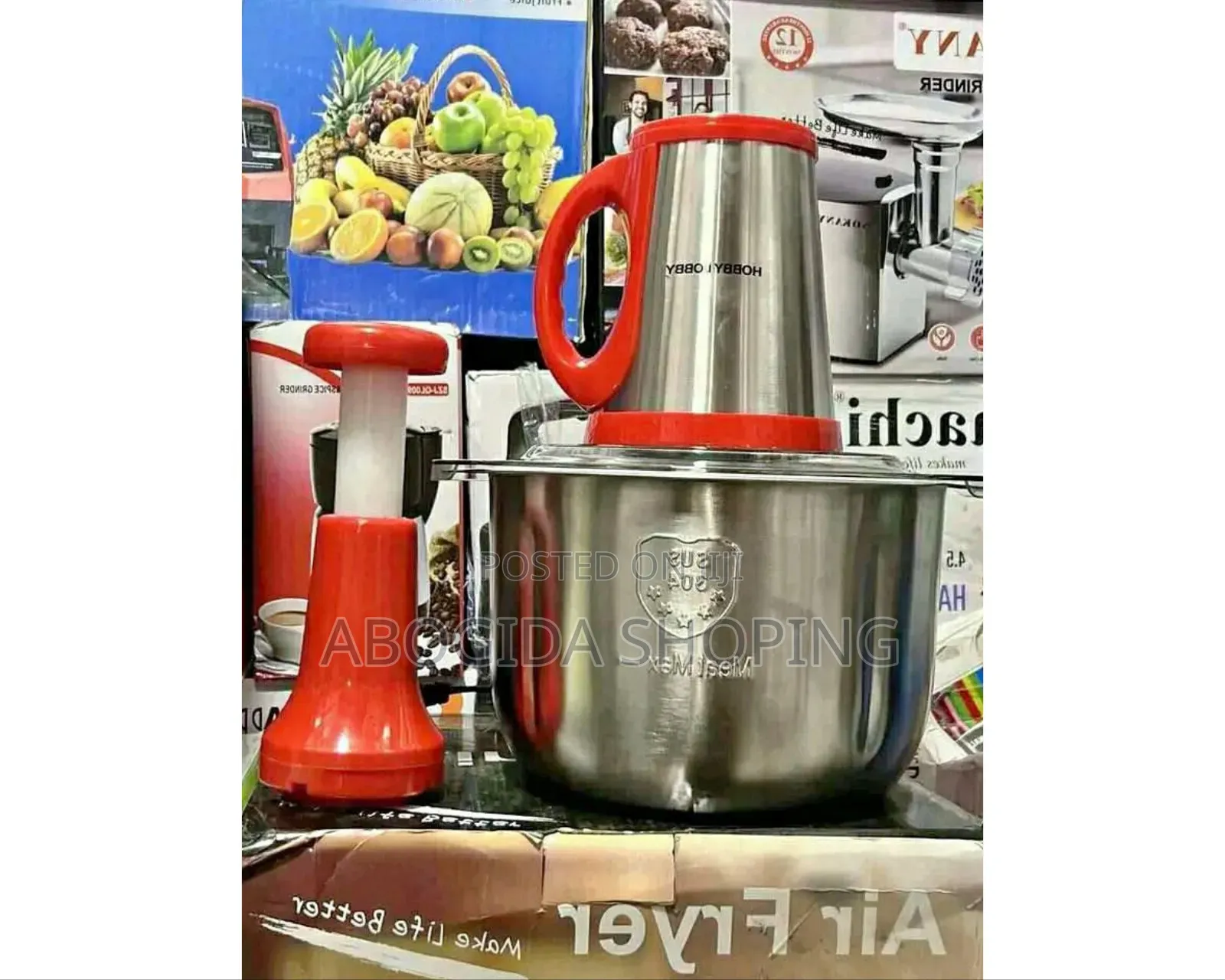 2 in 1 Electric and Manua Chopper.